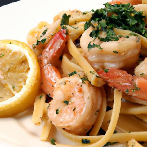 Zesty Garlic Lemon Butter Shrimp Pasta: A Flavorful Feast