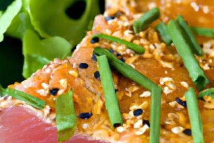 Crunchy Sesame Crusted Tuna Steaks: A Flavorful Delight