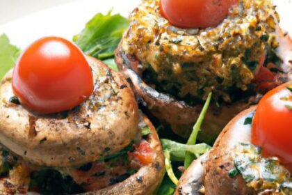 Caprese Stuffed Portobello Mushrooms: A Flavorful Twist