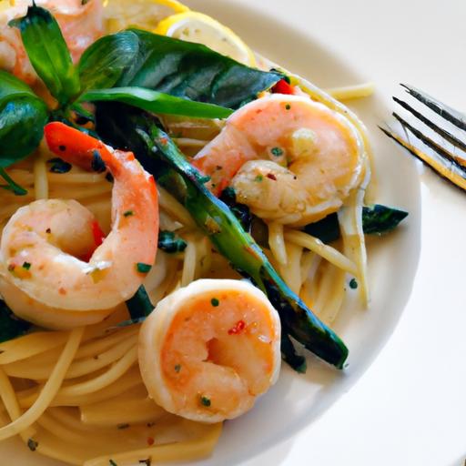 Zesty Garlic Lemon butter shrimp Pasta: A Flavorful Feast
