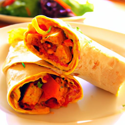 Sunrise Delight: How to Make a Tofu Scramble Wrap