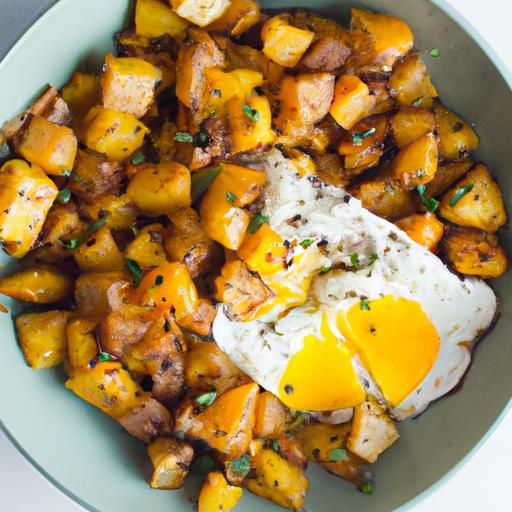 Hearty Sweet Potato Hash with Eggs: A Flavorful Morning Boost