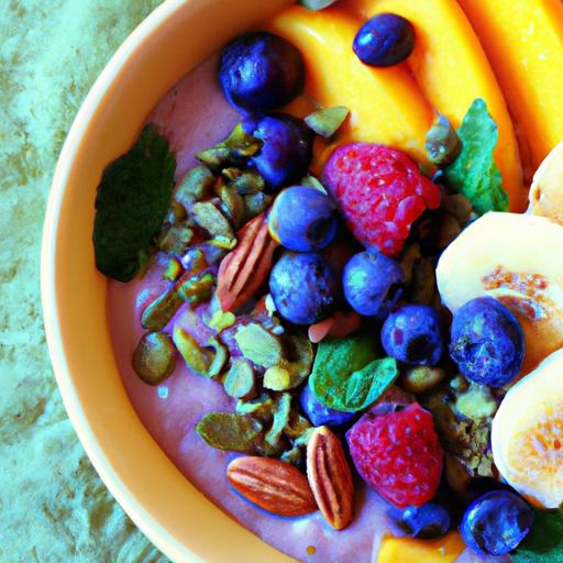 Power-Packed ​Protein Smoothie Bowl with plant-Based Boost