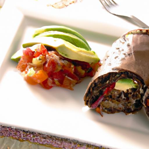 Nutritious Avocado & Black Bean wrap: A Flavorful Boost
