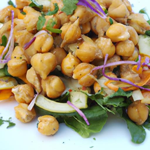 Nourish Your Plate: Sweet Potato & Chickpea Salad Delight