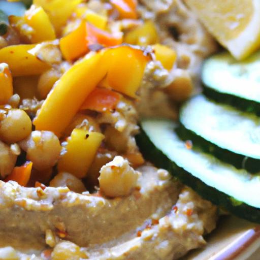 Mediterranean Grain Bowl with Hummus: A Nutritious Feast