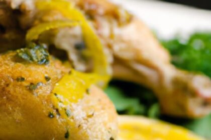 Zesty Baked Lemon Herb Chicken Thighs: A Flavorful Delight