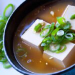 Savor the Comfort: Miso Soup with Tofu and Green Onion