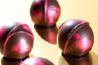 Golden Indulgence: Crafting Luxurious Gold-Leaf Ganache Truffles
