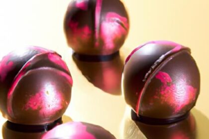 Golden Indulgence: Crafting Luxurious Gold-Leaf Ganache Truffles