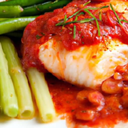 Savory Slow-Cooked Salmon in Rich Tomato Sauce Delight