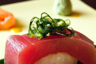 Savoring Bluefin Tuna Nigiri: A Wasabi-Infused Delight