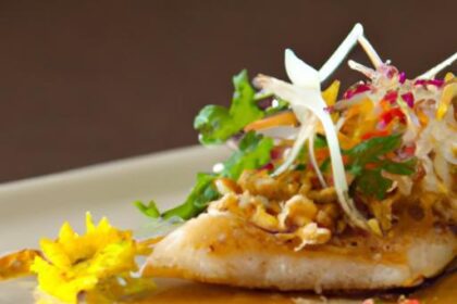 Crisp Seared Yellowtail with Zesty Ponzu Sauce Delight