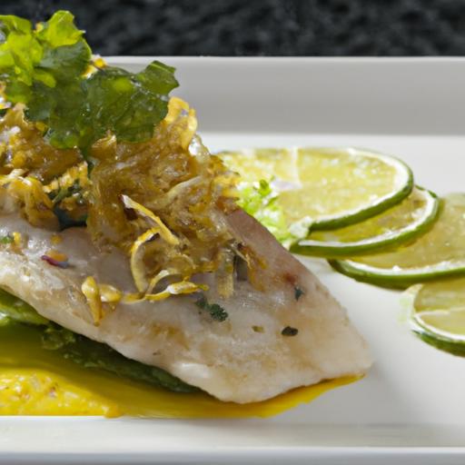 Golden Seared Yellowtail: A perfectly Tangy Ponzu Delight
