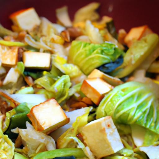 Crispy Cabbage Stir-Fry with Tofu: A Flavorful Vegan Delight