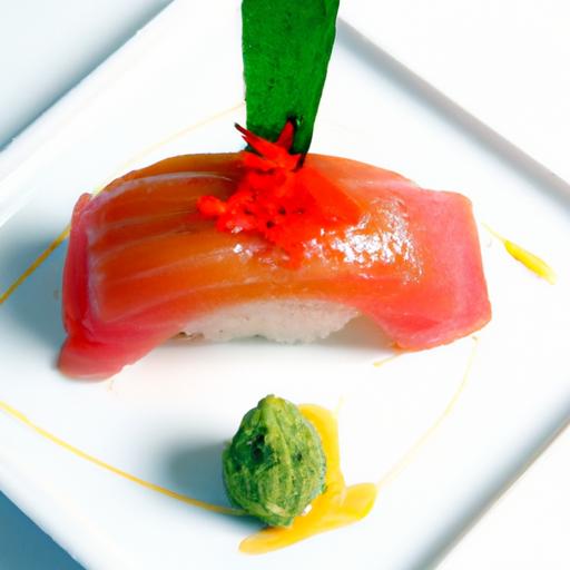 Savoring Bluefin Tuna Nigiri: A Wasabi-Infused Delight