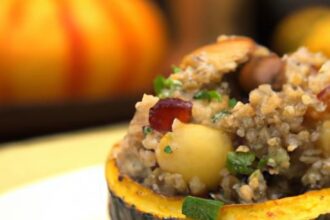 Hearty Stuffed Acorn Squash with Nutty Quinoa Delight