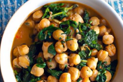 Hearty Chickpea and Spinach Stew: A Nutritious Delight