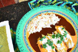 Savor the Flavor: Chicken Enchiladas with Green Mole Sauce