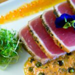 Elevate Your Palate: Seared Ahi Tuna with Wasabi & Caviar