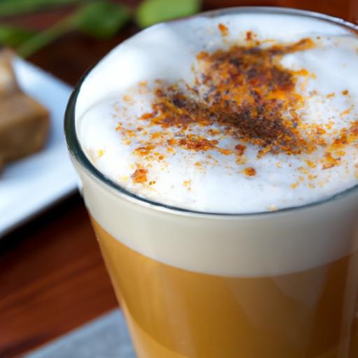Golden Glow: Turmeric & Ginger Coconut Milk Latte Delight
