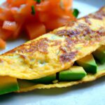 The Tangy Twist: Sauerkraut & Avocado Omelet Delight