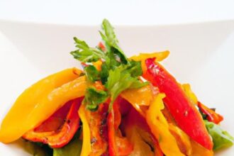 Roasted Pepper Salad: A Flavorful Twist on Fresh Greens