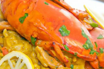 Lobster Biryani Delight: Saffron Rice Meets Ocean Luxury