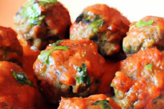 Savory Paleo Meatballs with Zesty Marinara Sauce Recipe