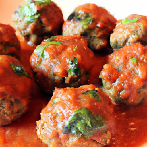 Savory Paleo Meatballs with Zesty Marinara Sauce Recipe