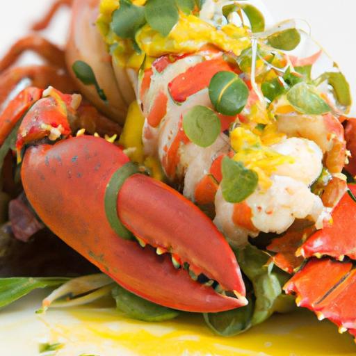 Savor Lobster Tail Elegance with Saffron Garlic Butter Bliss