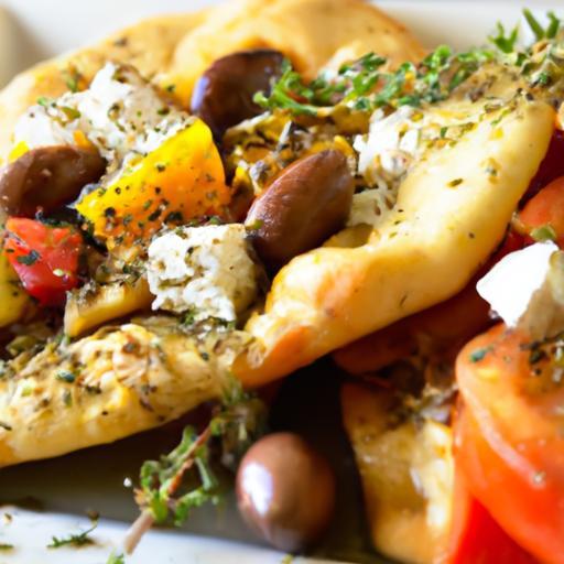 Savory Feta & Olive Flatbread: A Mediterranean Delight