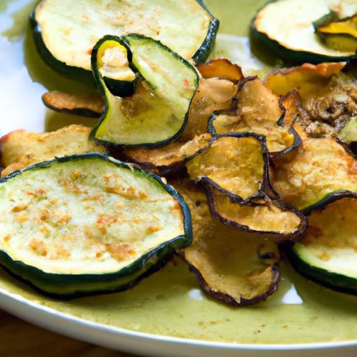 Crunch into Health: Perfectly Crispy Baked Zucchini Chips
