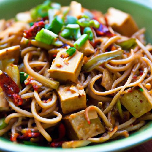 Spice Up Dinner ⁤with Flavorful ‌Chili Garlic⁢ Tofu Noodles