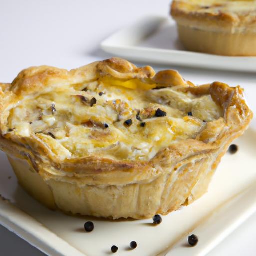 Savoring Elegance: Aged Cheddar & Black Truffle Tarts Delight