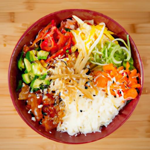 Colorful Vegetarian Sushi Bowl: A Fresh Twist on Tradition