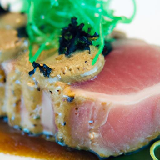 Elevate Your Palate: Seared Ahi Tuna with Wasabi & Caviar