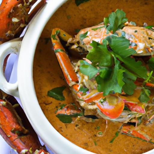 Savory Crab curry with Creamy Coconut Milk: A Coastal Delight
