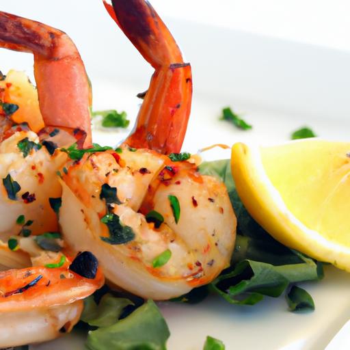 Zesty Grilled Shrimp: Garlic and Lemon Flavor Fusion