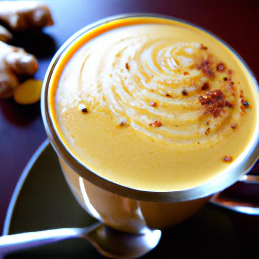 Golden Glow: Turmeric & Ginger Coconut Milk Latte Delight