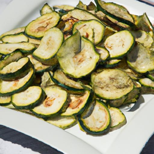 Crispy Zucchini Chips: A Healthy Snack​ You'll Love Crunching