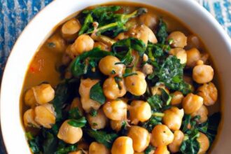 Hearty Chickpea and Spinach Stew: A Nutritious Delight