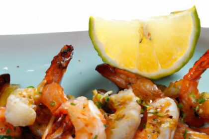 Zesty Grilled Lemon Garlic Shrimp: A Flavorful Seafood Delight