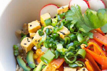 Vibrant Vegan Poke Bowl with Tofu: A Flavorful Dive