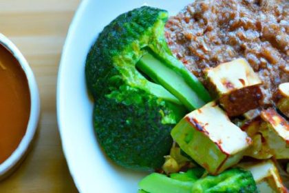 Power-Packed Quinoa Bowl with Tofu, Broccoli & Peanut Sauce