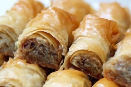 Golden Walnut & Honey Baklava Rolls: Sweet Tradition Unrolled