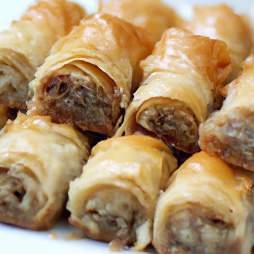 Golden Walnut & Honey Baklava Rolls: Sweet Tradition Unrolled