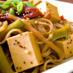 Spice Up Dinner with Flavorful Chili Garlic Tofu Noodles