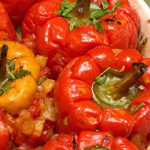 Bell Peppers Stuffed with Bulgur & Pomegranate: A Flavorful Delight