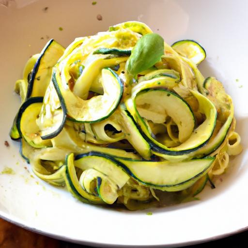 Creamy Avocado Pesto Zucchini Pasta: A Fresh Twist